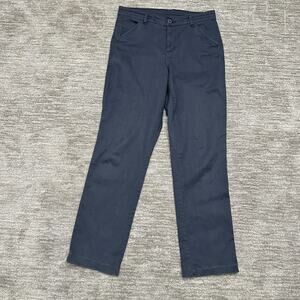 Kuhl Pants Womens 10 Regular Navy Drawstring Chino Hiking Kultivatr Straight